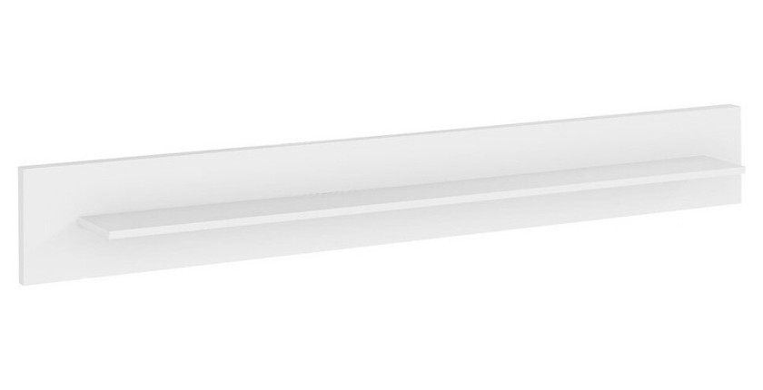 Etagère design 150cm collection SPIKE . Couleur blanc mat