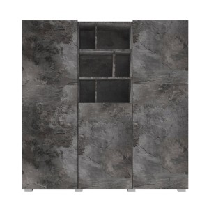 Buffet haut 130cm style design collection NARVA. Coloris ardoise.