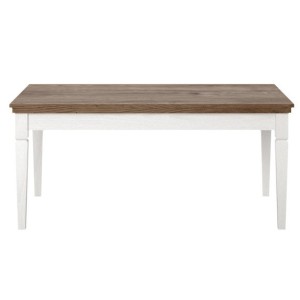 Ensemble de 6 meubles pour votre salon coloris frêne blanc et chêne. Collection ASSIA