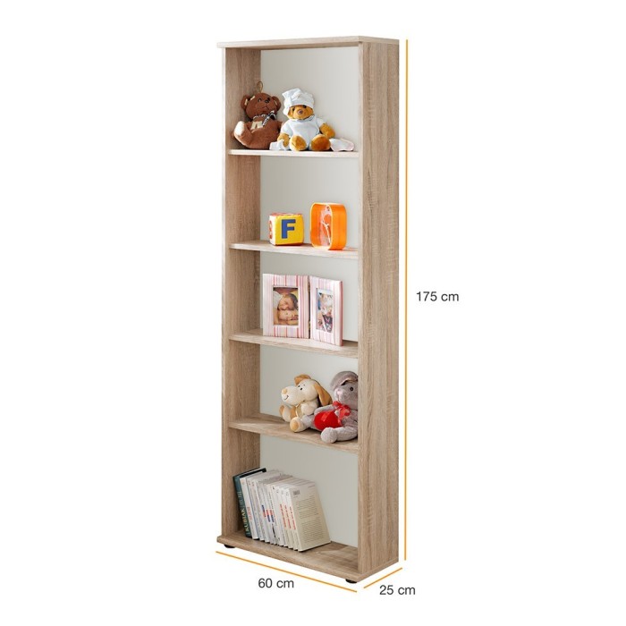 Chambre complète enfant, ado collection DENVER. Armoire 3 portes, Lit, bibliothèque et étagère