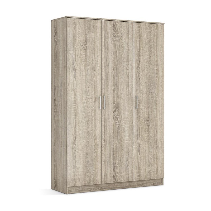 Garde Robe REY, armoire 3 portes idéal pour votre entrée, votre buanderie ou votre sdb