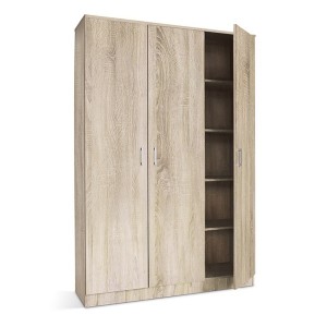 Garde Robe REY, armoire 3 portes idéal pour votre entrée, votre buanderie ou votre sdb