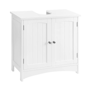 Meuble lavabo salle de bain coloris blanc collection CLEAN - Meuble de salle de bain