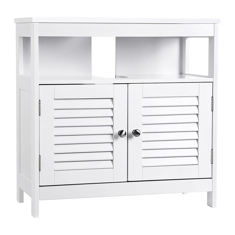 Meuble sous lavabo coloris blanc collection CLEAN - Meuble de salle de bain