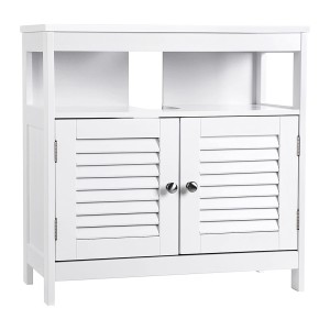 Meuble sous lavabo coloris blanc collection CLEAN - Meuble de salle de bain