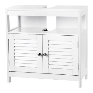 Meuble sous lavabo coloris blanc collection CLEAN - Meuble de salle de bain