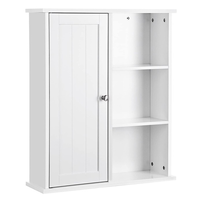 Armoire suspendue pour salle de bain coloris blanc collection CLEAN
