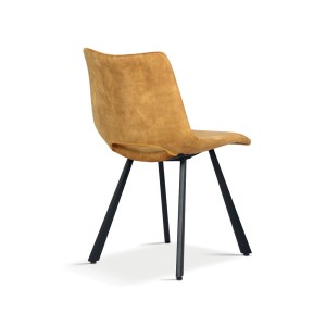 Chaises de salle à manger en cuir PU or MIMI