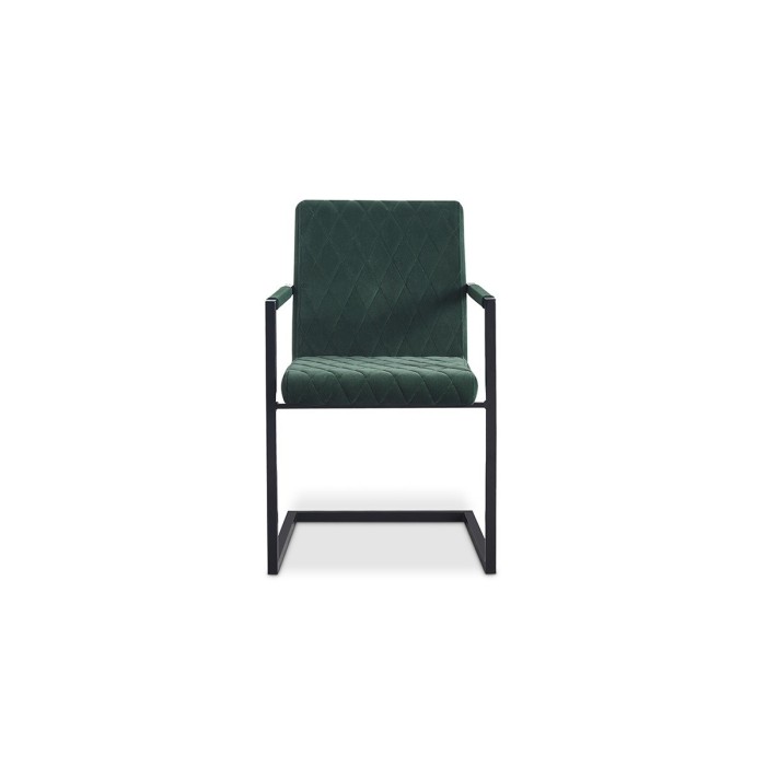 Chaise 'Brigotte' Velours Vert