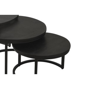 Table basse collection ARNOLD noir.
