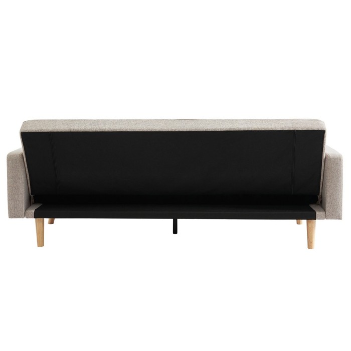 Canapé lit 3 places convertible beige collection ADONA