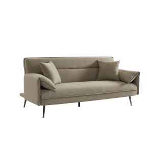 Canapé 3 places convertible beige collection SILAS
