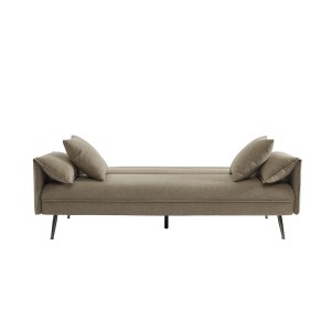 Canapé 3 places convertible beige collection SILAS