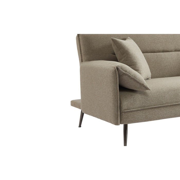 Canapé 3 places convertible beige collection SILAS