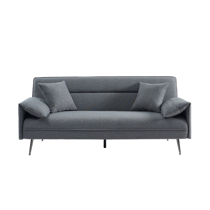 Canapé 3 places convertible gris collection SILAS