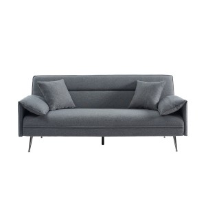 Canapé 3 places convertible gris collection SILAS