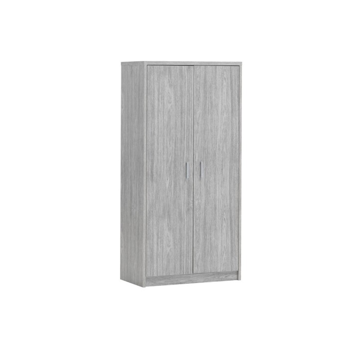 Armoire grand model, collection SPACI, 2 portes, 72x194 cm, coloris chêne gris