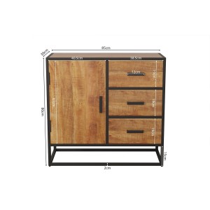 Commode MADEIRO bois exotique mangolia