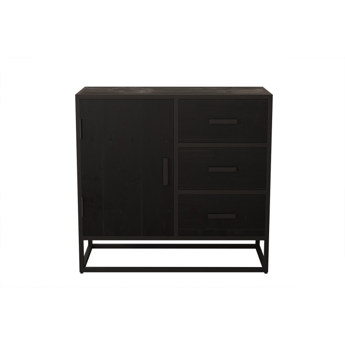 Commode MADEIRO bois exotique mangolia noir