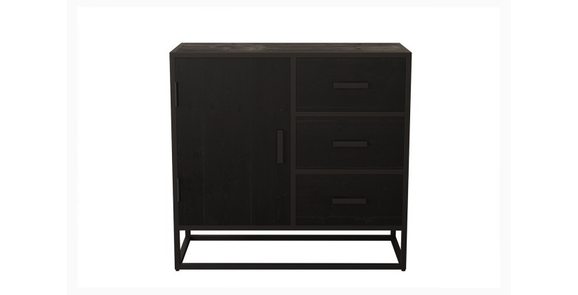 Commode MADEIRO bois exotique mangolia noir