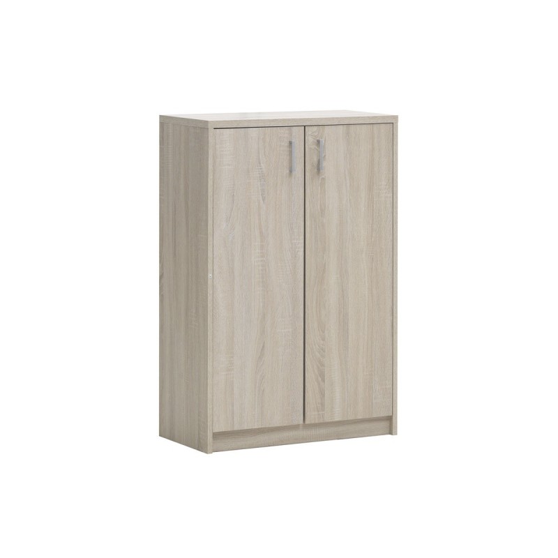 Commode SPACI 2 portes 110cm coloris sonoma