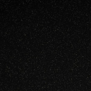 Vitrine haute, 1 porte vitrée et 2 tiroirs collection ZANTE avec LED intégrées. Coloris noir brillant pailleté.