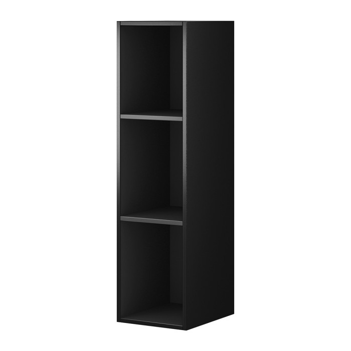 Ensemble de 7 meubles de salon collection ZANTE. Couleur noir et gris brillant.