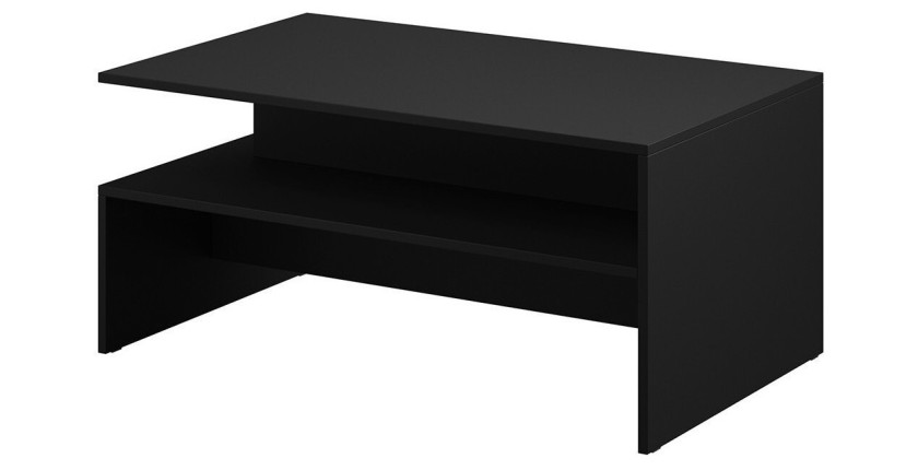 Table basse design collection RAMOS coloris noir.