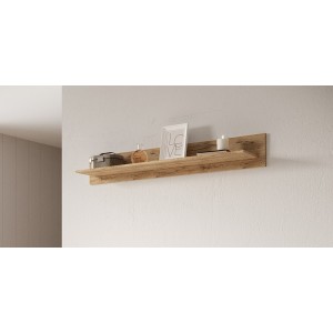 Étagère murale coloris chêne. Collection JUDY.