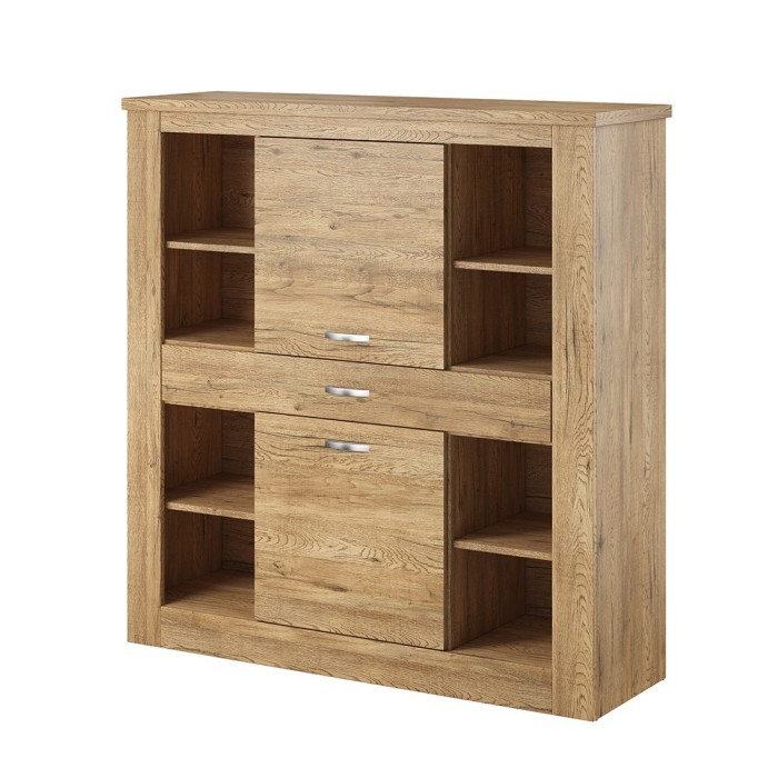 Vaisselier XL collection JUDY. Coloris chêne.