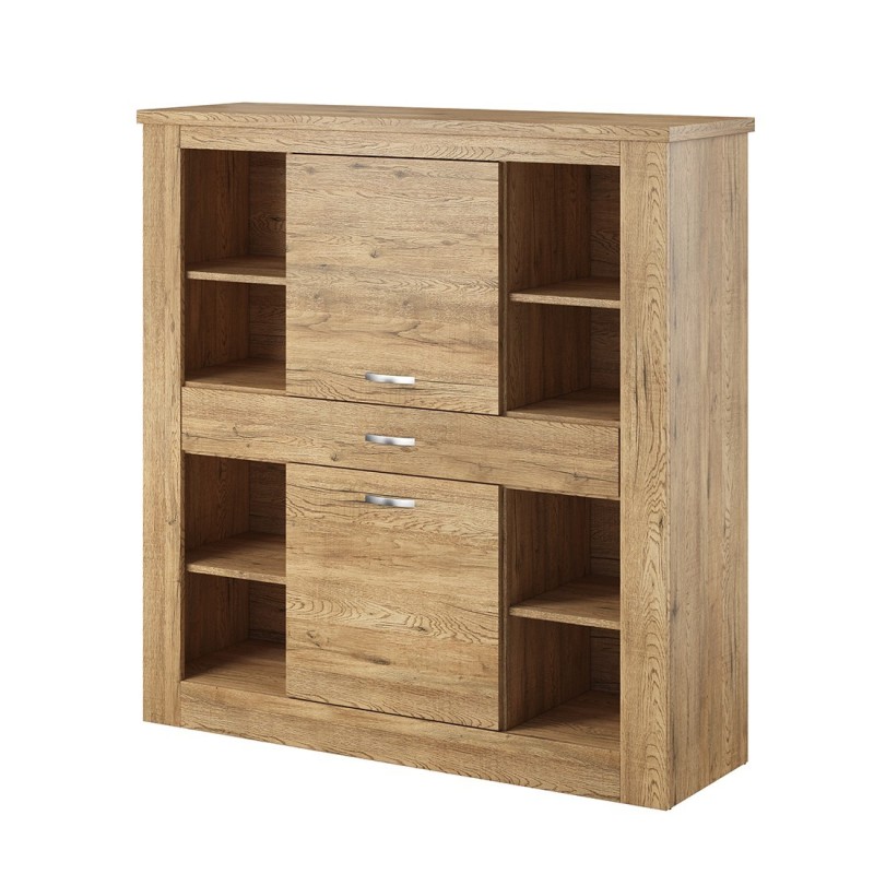 Vaisselier XL collection JUDY. Coloris chêne.