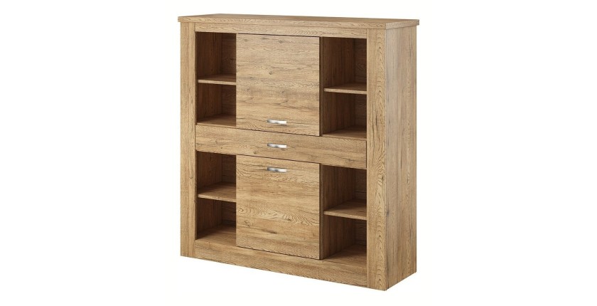 Vaisselier XL collection JUDY. Coloris chêne.