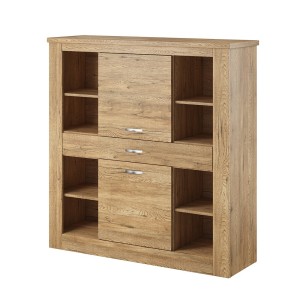 Vaisselier XL collection JUDY. Coloris chêne.