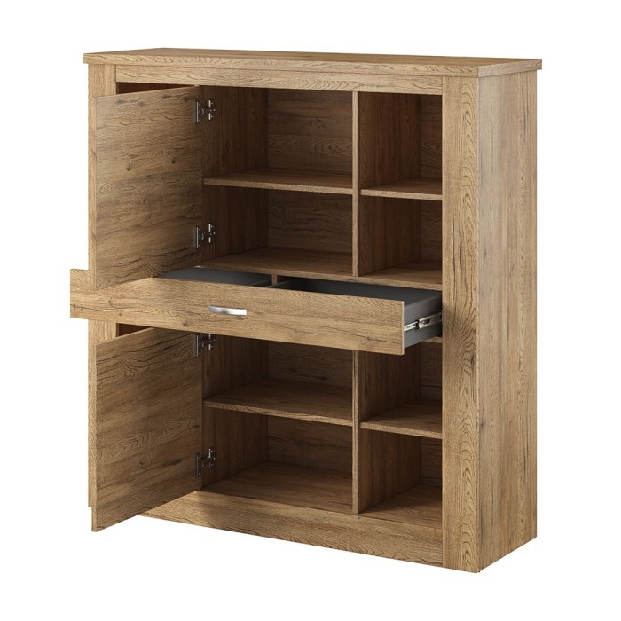 Vaisselier XL collection JUDY. Coloris chêne.