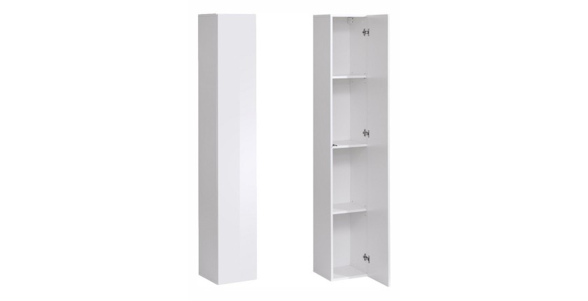 Armoire suspendue coloris blanc pour salon collection SWITCH.