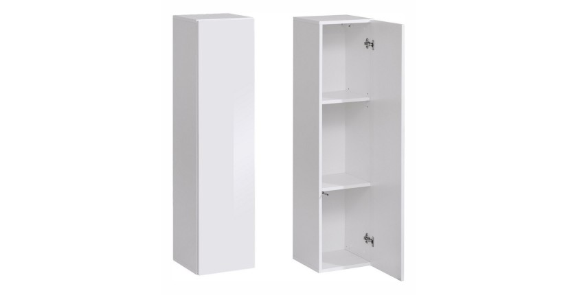 Armoire suspendue moyen modèle coloris blanc pour salon collection SWITCH.
