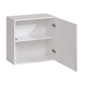 Armoire suspendue aspect chêne 60x60cm pour salon collection SWITCH.