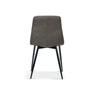Chaise pour salle à manger coloris gris. Collection GRAZ.