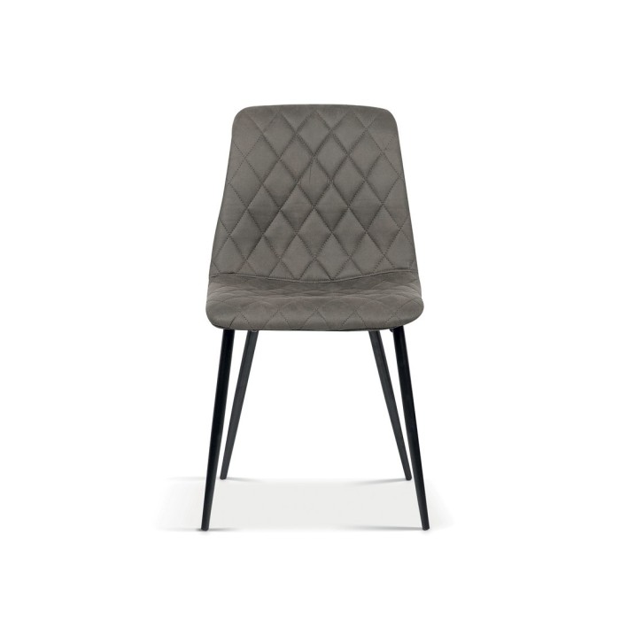 Chaise pour salle à manger coloris gris. Collection GRAZ.