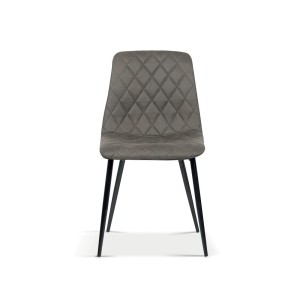 Chaise pour salle à manger coloris gris. Collection GRAZ.