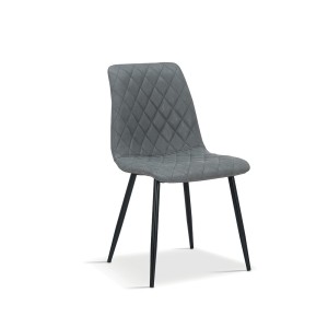 Chaise pour salle à manger coloris gris clair. Collection GRAZ