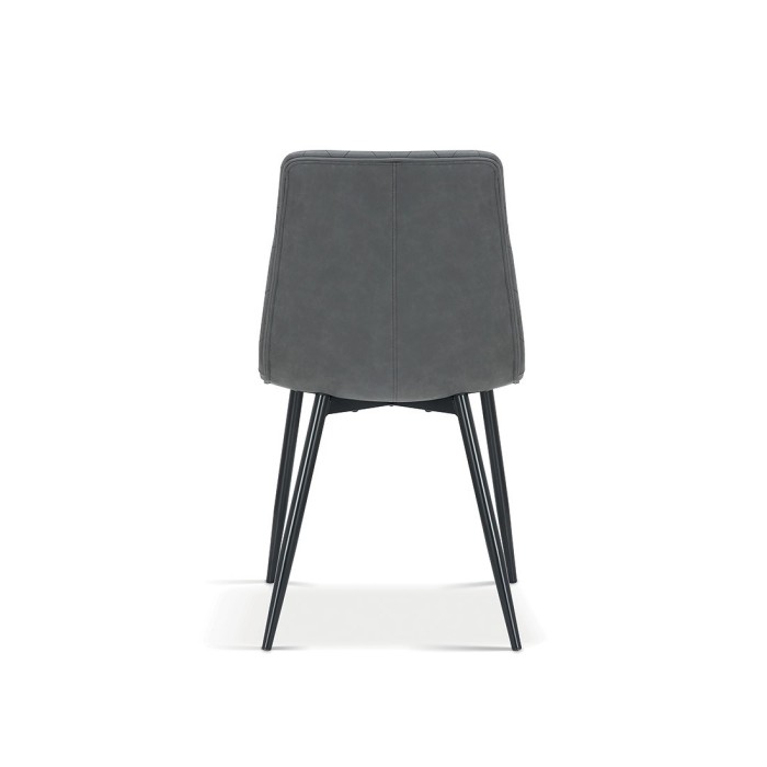 Chaise pour salle à manger coloris gris clair. Collection GRAZ