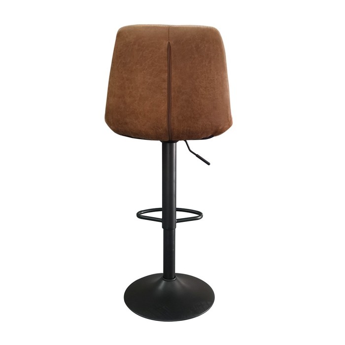Tabouret de bar style vintage coloris cognac. Collection HOLLA.