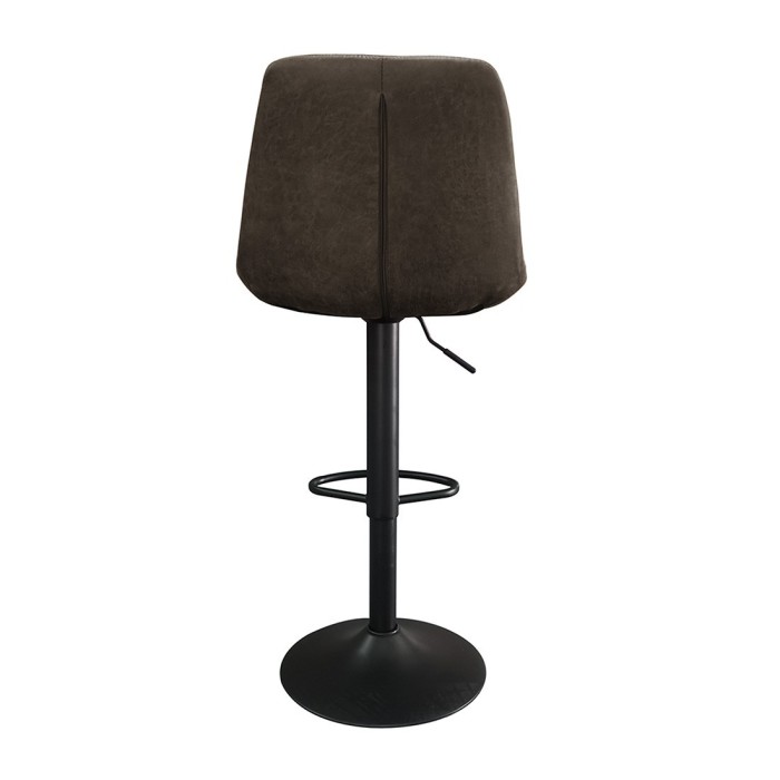 Tabouret de bar style vintage coloris brun foncé. Collection HOLLA.
