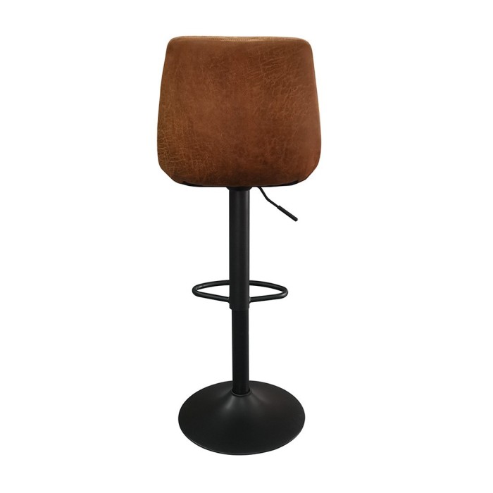 Tabouret de bar style vintage coloris cognac. Collection BELFAST.