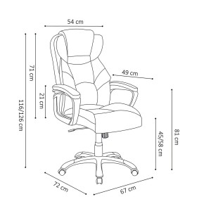 Fauteuil de bureau gaming KIKO coloris gris