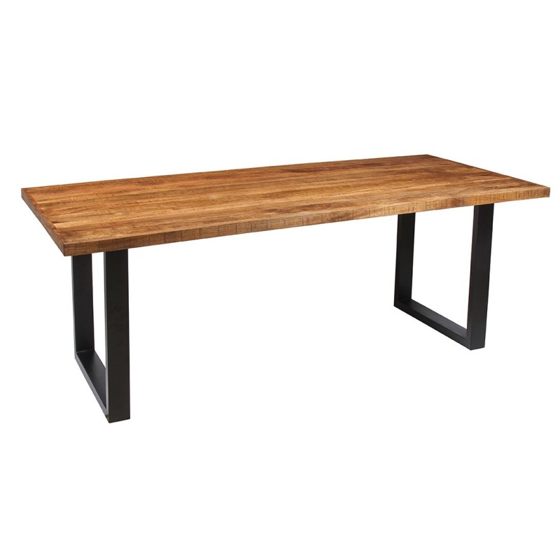 Table à manger design bois massif NIKO - Table rectangulaire 200x100