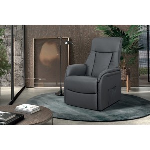 Fauteuil relaxation électrique JUAN coloris gris