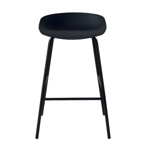 Chaise de comptoir design noir. Collection SIRA