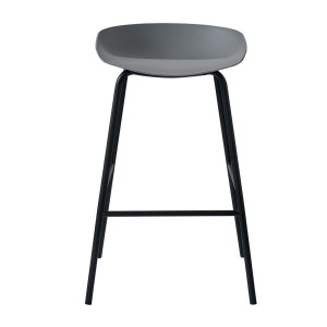 Chaise de comptoir design gris. Collection SIRA